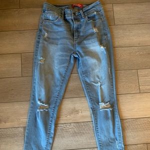 Cute juniors wax jeans